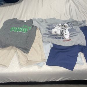 Boys Bundle shirts and shorts size Large-XL